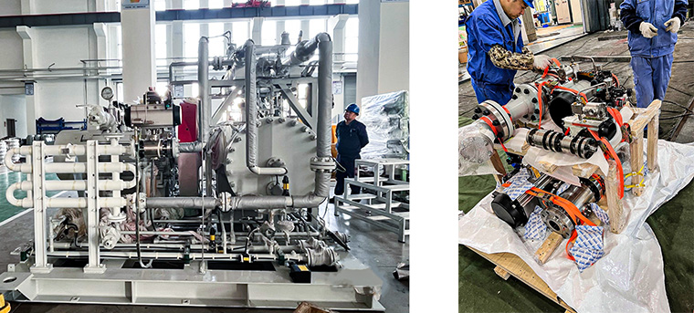 Diaphragm hydrogen compressor successful